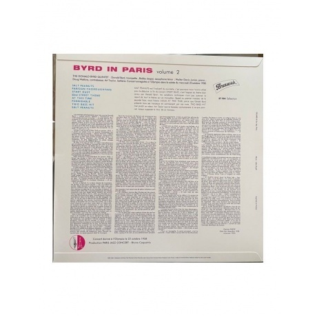Donald Byrd - Parisian Thoroughfare (Analogue) (3700409813726) виниловая пластинка - фото 3
