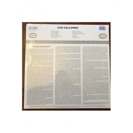 Cab Calloway - Cab Calloway (Analogue) (5060149622889) виниловая пластинка - фото 2