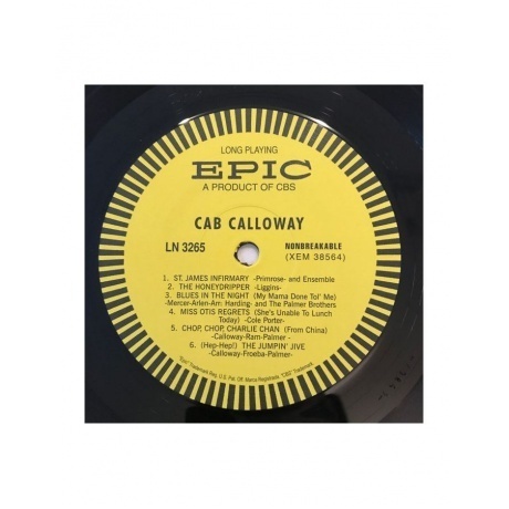 Cab Calloway - Cab Calloway (Analogue) (5060149622889) виниловая пластинка - фото 4
