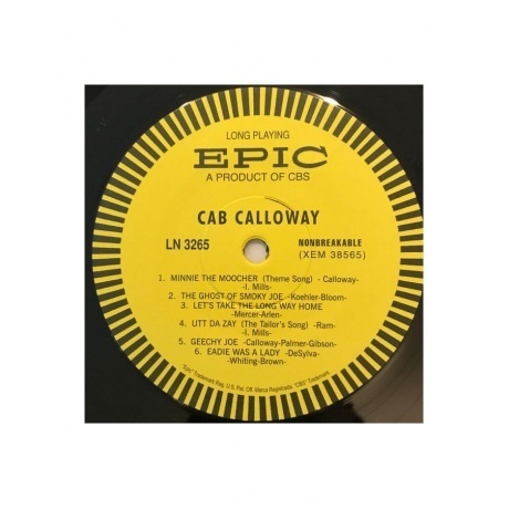 Cab Calloway - Cab Calloway (Analogue) (5060149622889) виниловая пластинка - фото 5