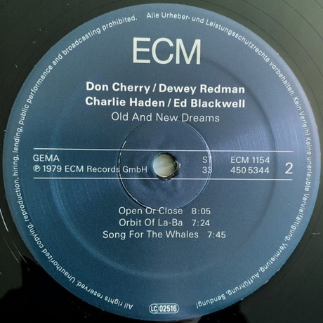 Don Cherry &amp; Dewey Redman &amp; Charlie Haden &amp; Ed Blackwell - Old And New Dreams (Analogue) (0602445053445) виниловая пластинка - фото 4