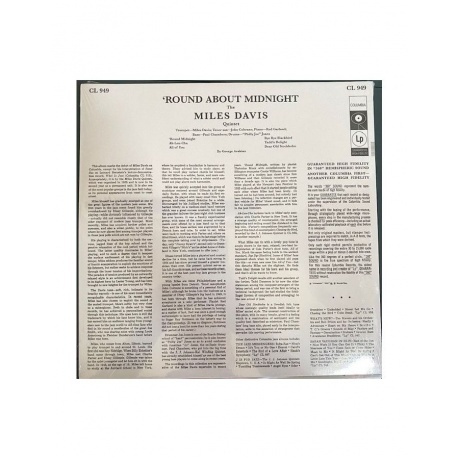 Miles Davis - Round About Midnight (Analogue) (4260019713353) виниловая пластинка - фото 2