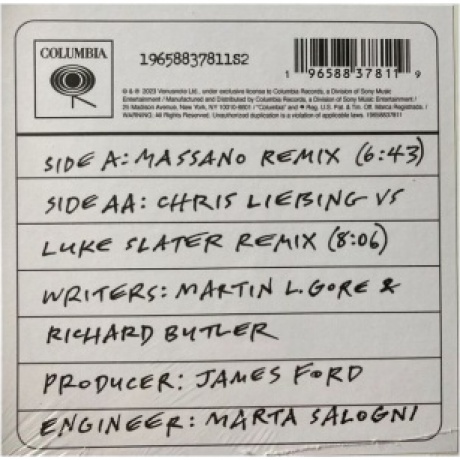 0196588378119, Depeche Mode, Ghosts Again Remixes (V12) виниловая пластинка - фото 6