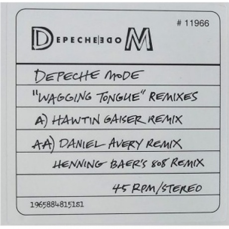 0196588481512, Depeche Mode, Wagging Tongue (Remixes) (V12) виниловая пластинка - фото 5