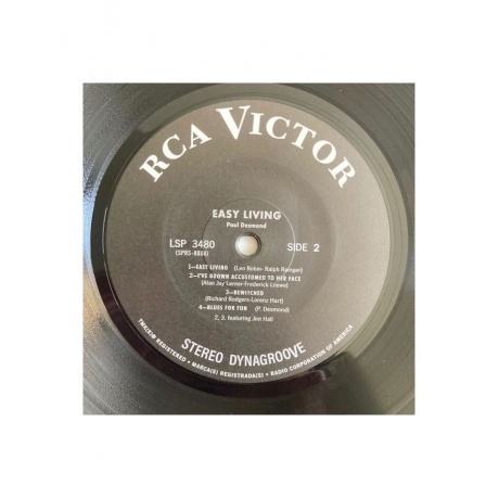 Paul Desmond - Easy Living (Analogue) (4260019715661) виниловая пластинка - фото 4
