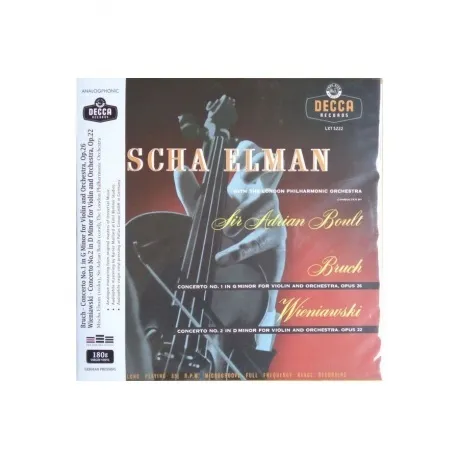 Mischa Elman - Bruch: Concerto No.1 For Violin And Orchestra/ Wi...