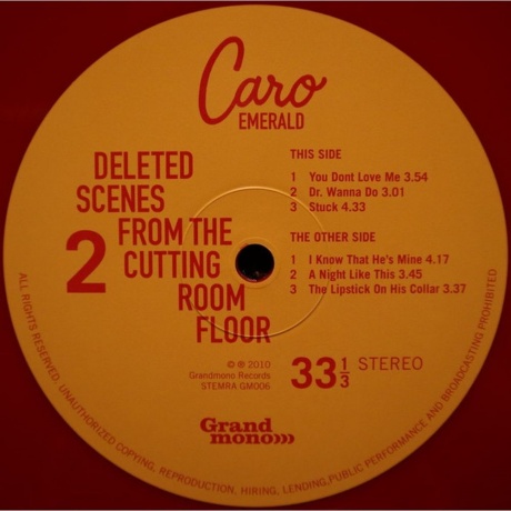 Caro Emerald - Deleted Scenes From The Cutting Room Floor (coloured) (8717092005333) виниловая пластинка - фото 7
