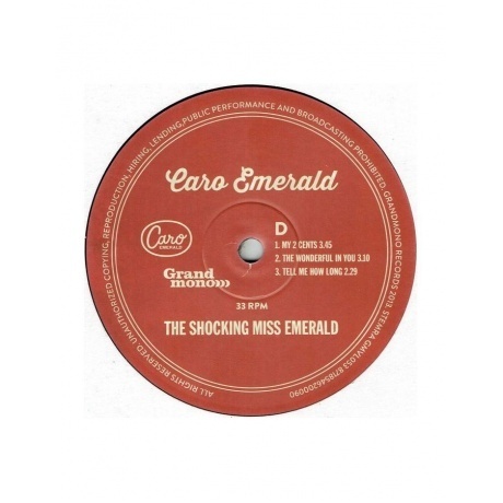 Caro Emerald - The Shocking Miss Emerald (8718546200090) виниловая пластинка - фото 13