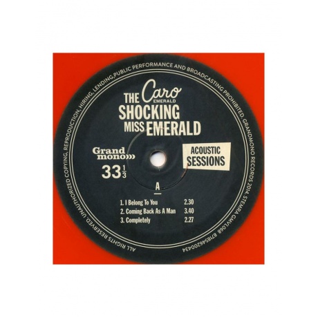 8718546200434, Виниловая пластинкаEmerald, Caro, The Shocking Miss Emerald: Acoustic Sessions (coloured) - фото 3