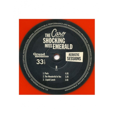 8718546200434, Виниловая пластинкаEmerald, Caro, The Shocking Miss Emerald: Acoustic Sessions (coloured) - фото 4