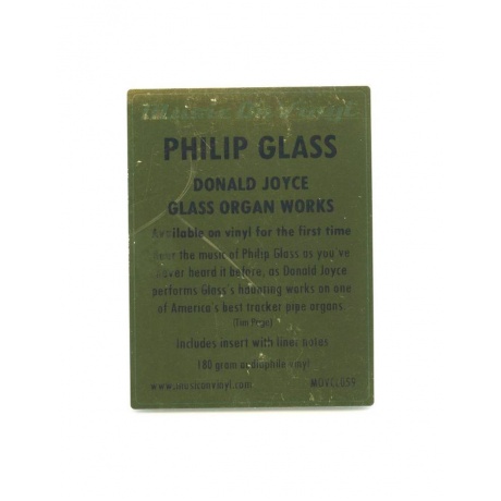 8719262014350, Виниловая пластинкаGlass, Philip; Joyce, Donald, Glass Organ Works - фото 22
