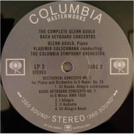 Glenn Gould - Bach: Keyboard Concertos Nos. 1-5 &amp; 7/ Beethoven Concerto No.1 (Box) (Analogue) (4260019714497) виниловая пластинка - фото 10