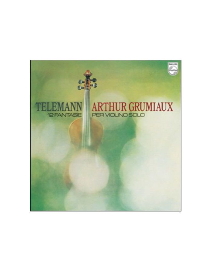 8808678161373, Виниловая пластинкаGrumiaux, Arthur, Telemann: 12 Fantasie Per Violino Solo (Analogue)