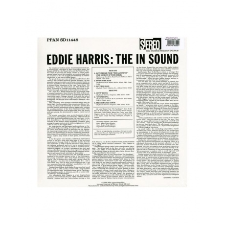 5060149623091, Виниловая пластинкаHarris, Eddie, The In Sound (Analogue) - фото 2