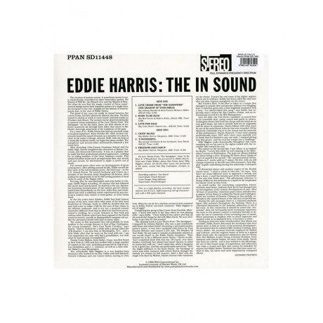 Eddie Harris - The In Sound (Analogue) (5060149623091) виниловая пластинка - фото 2