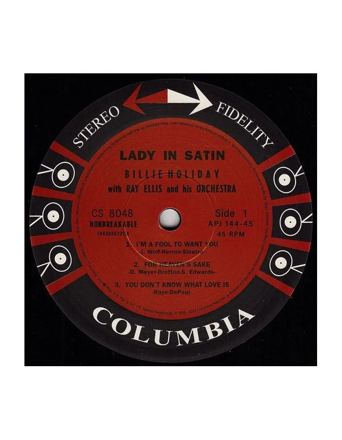 0753088014475, Виниловая пластинкаHoliday, Billie, Lady In Satin (Analogue) - фото 6