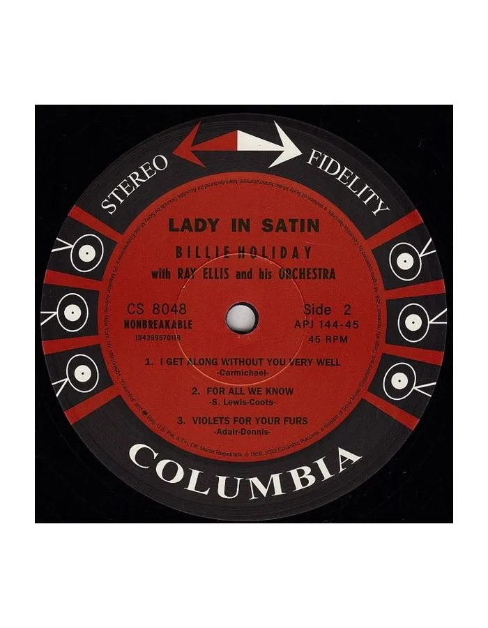 0753088014475, Виниловая пластинкаHoliday, Billie, Lady In Satin (Analogue) - фото 7