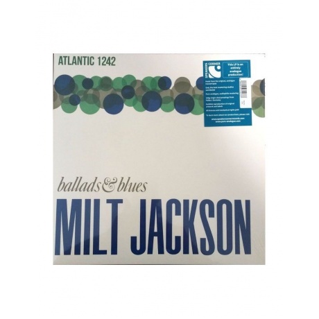 4260019715777, Виниловая пластинкаJackson, Milt, Ballads &amp; Blues (Analogue) - фото 1