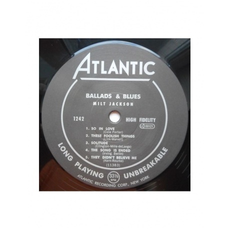 Milt Jackson - Ballads &amp; Blues (Analogue) (4260019715777) виниловая пластинка - фото 3