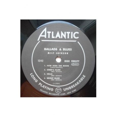 Milt Jackson - Ballads &amp; Blues (Analogue) (4260019715777) виниловая пластинка - фото 4