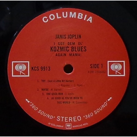 Janis Joplin - I Got Dem Ol' Kozmic Blues Again Mama (Analogue) (4260019713087) виниловая пластинка - фото 3