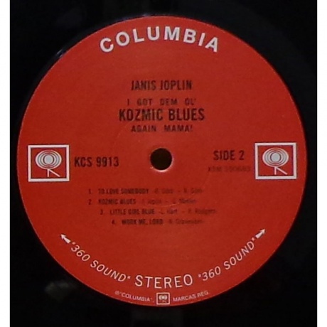 Janis Joplin - I Got Dem Ol' Kozmic Blues Again Mama (Analogue) (4260019713087) виниловая пластинка - фото 4