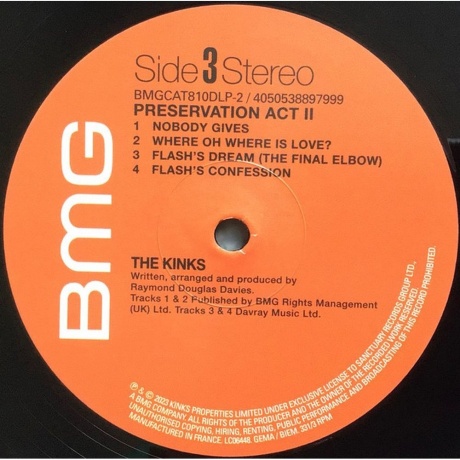 The Kinks - Preservation Act 2 (4050538897937) виниловая пластинка - фото 5