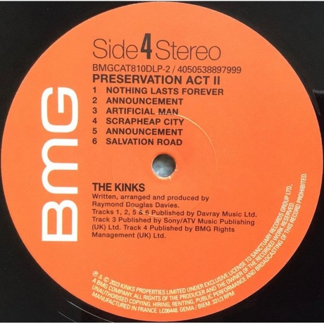The Kinks - Preservation Act 2 (4050538897937) виниловая пластинка - фото 6
