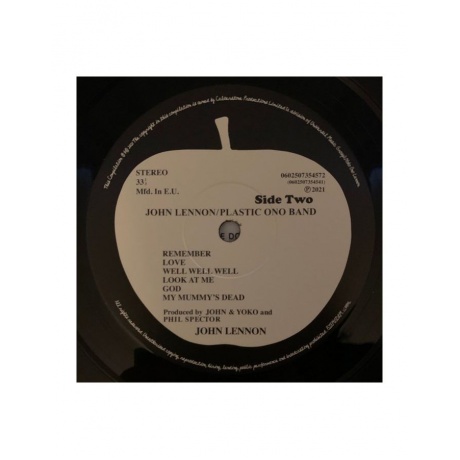 0602507354541, Виниловая пластинкаLennon, John, Plastic Ono Band (Half Speed) - фото 10