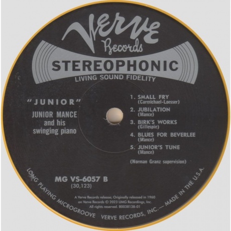 Junior Mance - Junior (Verve By Request) (0602455798862) виниловая пластинка - фото 4