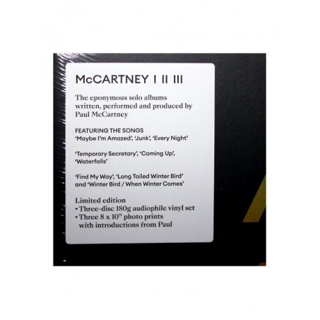 0602445029570, Виниловая пластинкаMcCartney, Paul, McCartney I, II, III (Box) - фото 5