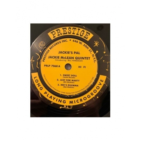 Jackie McLean - Jackie's Pal (Analogue) (0753088706813) виниловая пластинка - фото 3