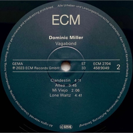 Dominic Miller - Vagabond (0602445890491) виниловая пластинка - фото 4