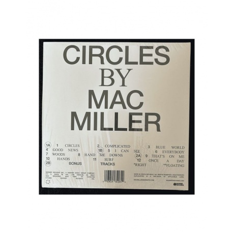 0093624855644, Виниловая пластинкаMiller, Mac, Circles (coloured) - фото 2