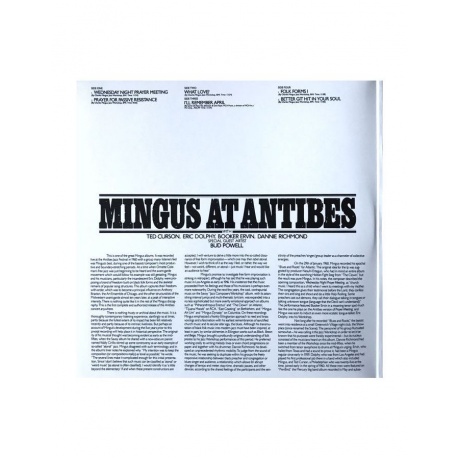 4260019715838, Виниловая пластинкаMingus, Charles, Mingus At Antibes (Analogue) - фото 2
