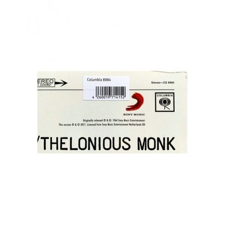 4260019714152, Виниловая пластинкаMonk, Thelonious, It's Monk's Time (Analogue) - фото 3