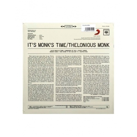 Thelonious Monk - It's Monk's Time (Analogue) (4260019714152) виниловая пластинка - фото 2