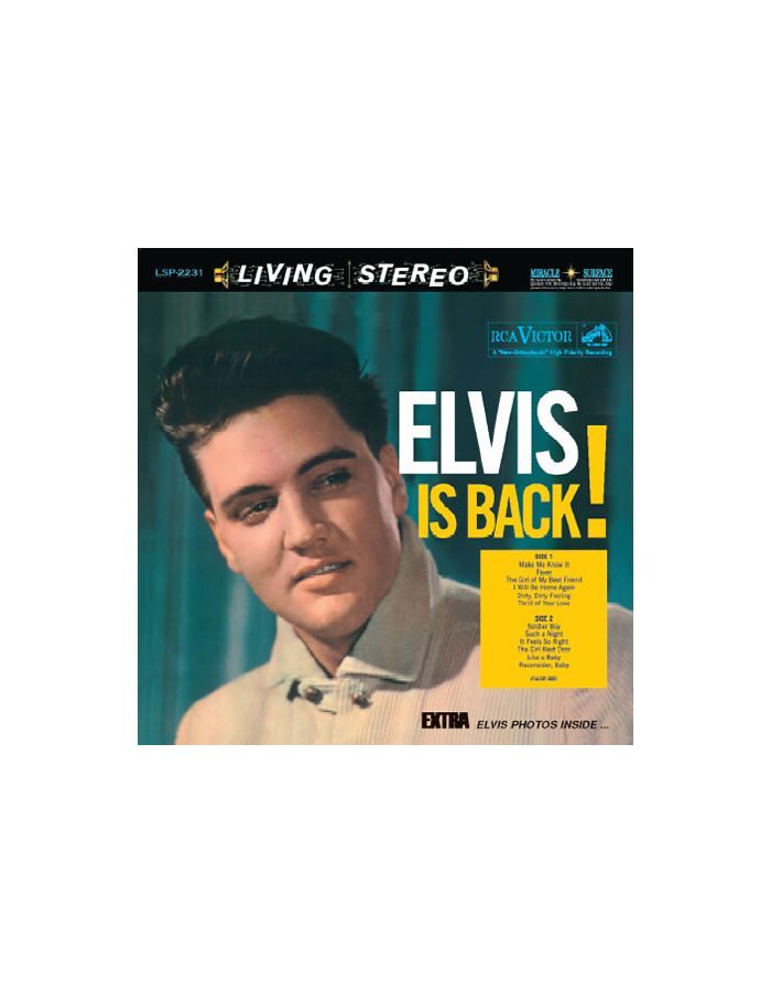 4260019712578, Виниловая пластинкаPresley, Elvis, Elvis Is Back (Analogue)