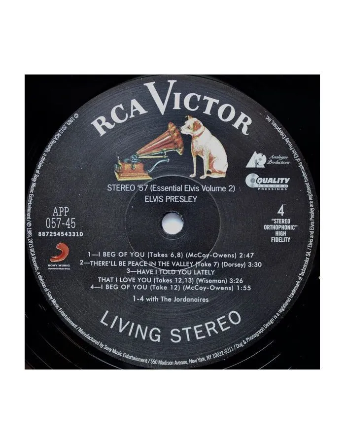 0753088005770, Виниловая пластинкаPresley, Elvis, Stereo '57 (Analogue) - фото 7
