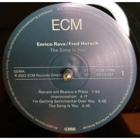 Enrico Rava &amp; Fred Hersch - The Song Is You (0602445343973) виниловая пластинка - фото 3
