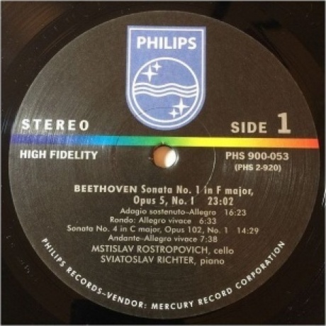 4260019713704, Rostropovich, Mstislav; Richter, Sviatoslav, Beethoven: Sonatas For Piano &amp; Cello (Analogue) виниловая пластинка - фото 5