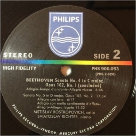 4260019713704, Rostropovich, Mstislav; Richter, Sviatoslav, Beethoven: Sonatas For Piano &amp; Cello (Analogue) виниловая пластинка - фото 6