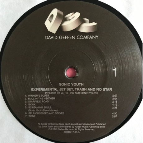 Sonic Youth - Experimental Jet Set, Trash And No Star (0602547349392) виниловая пластинка - фото 3