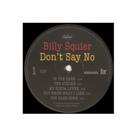 Billy Squier - Don’t Say No (Analogue) (0707129301444) виниловая пластинка - фото 3
