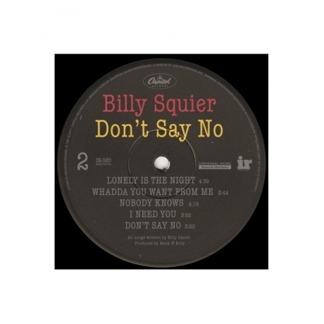Billy Squier - Don’t Say No (Analogue) (0707129301444) виниловая пластинка - фото 4