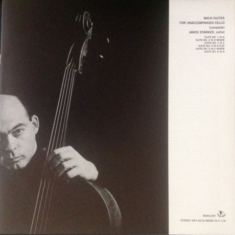 Janos Starker - Bach: Suites For Unaccompanied Cello Complete (Box) (Analogue) (4260019712196) виниловая пластинка - фото 2