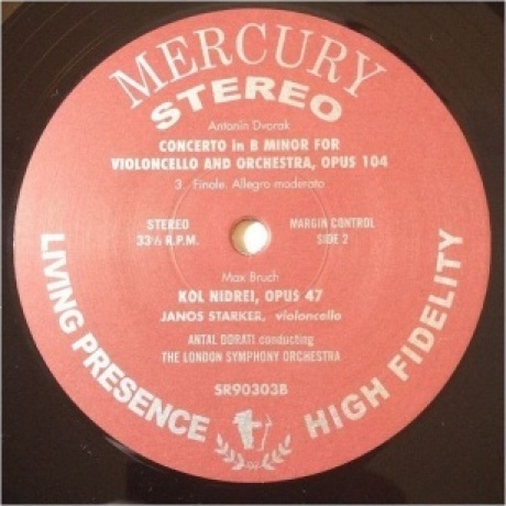 Janos Starker - Dvorak: Violincello Concerto/ Bruch: Kol Nidrei (Analogue) (4260019712257) виниловая пластинка - фото 4