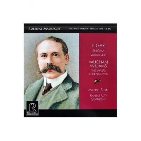 0030911250812, Виниловая пластинкаStern, Michael, Elgar: Enigma Variations/ Williams: The Wasps, Greensleeves (Analogue) - фото 1