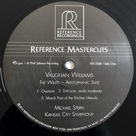 Michael Stern - Elgar: Enigma Variations/ Williams: The Wasps, Greensleeves (Analogue) (0030911250812) виниловая пластинка - фото 3