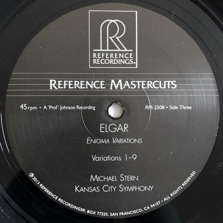 Michael Stern - Elgar: Enigma Variations/ Williams: The Wasps, Greensleeves (Analogue) (0030911250812) виниловая пластинка - фото 5